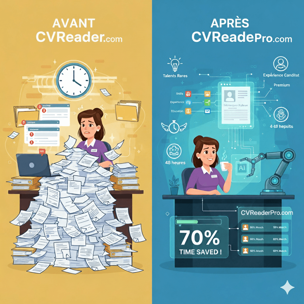 AI Parsing & Matching by cvreaderpro.com: The Revolution That Accelerates Your Recruitment by 70%